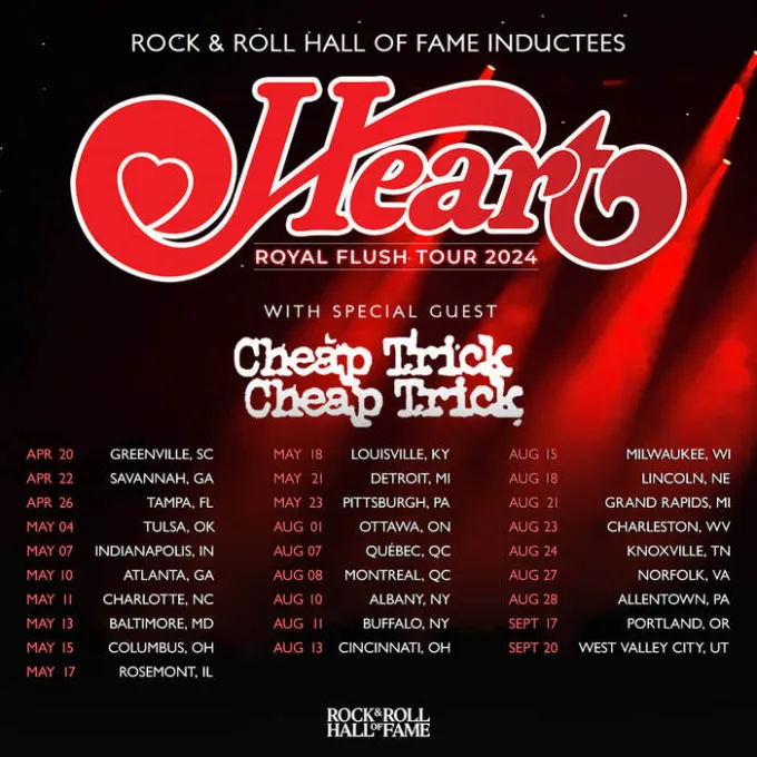 Heart & Cheap Trick tickets