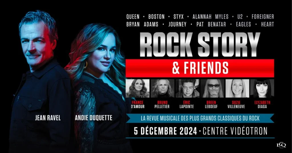 Rock Story and Friends at Centre Videotron